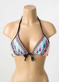 Sutien de costum de baie elasticitate sutien cu susținere înaltă și burete detașabil roz SEAFOLLY femme