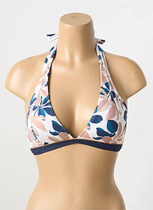 Sutien de costum de baie top triunghiuri top triunghiuri bej LIVIA femeie