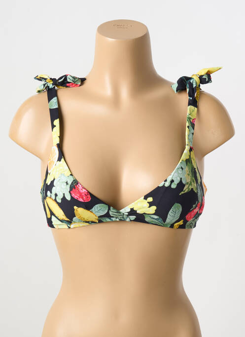 Sutien de costum de baie top triunghiuri top triunghiuri negru SEAFOLLY femme