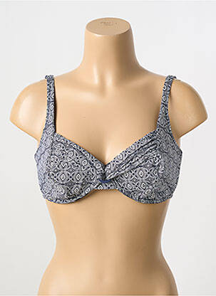 Sutien de costum de baie albastru GRAIN DE SABLE femeie