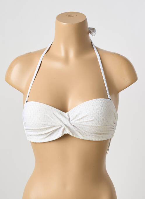 Sutien de costum de baie alb GRAIN DE SABLE femeie