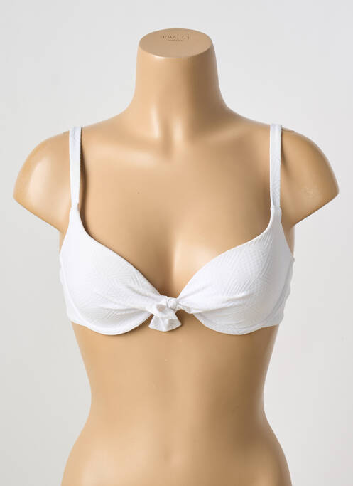 Sutien de costum de baie alb GRAIN DE SABLE femeie