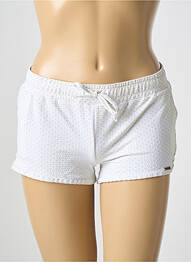 Șort talie cu cleme alb GRAIN DE SABLE femme