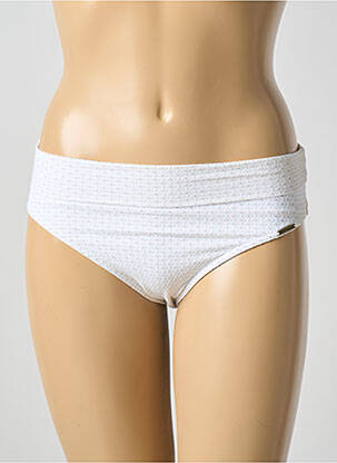 Chiloți de baie alb GRAIN DE SABLE femeie