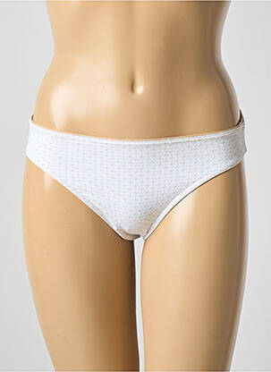 Chiloți de baie alb GRAIN DE SABLE femeie