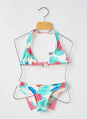 Costum de baie din două piese albastru BANANA MOON fată