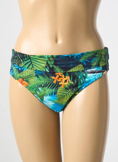 Chiloți de baie verde GRAIN DE SABLE femeie