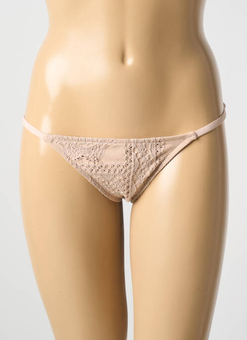 Chiloți de baie bej SEAFOLLY femeie