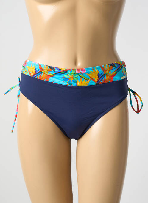 Chiloți de baie albastru GRAIN DE SABLE femeie