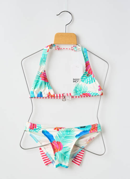 Costum de baie din două piese albastru BANANA MOON fată