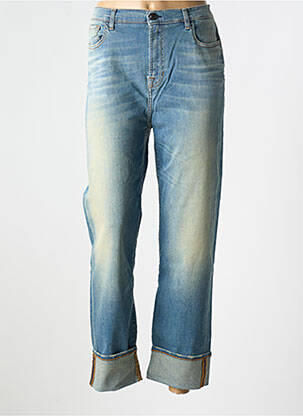 Pantalon drept albastru MAYJUNE femeie