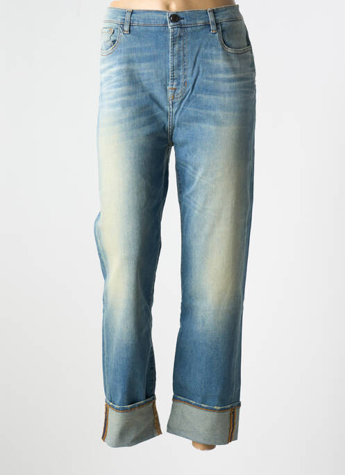 Pantalon drept albastru MAYJUNE femeie