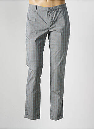 Pantalon chino imprimeu imprimeu prinț de wales mărime normală gri ALBERTO homme