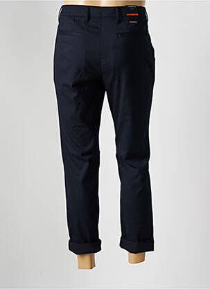 Pantalon 7/8 țesătură poplin mărime normală albastru ALBERTO bărbat