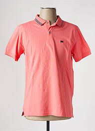 Polo elasticitate mâneci scurte portocaliu BROWN JURY homme