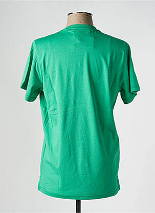 Tricou broderie mâneci scurte verde BROWN JURY bărbat