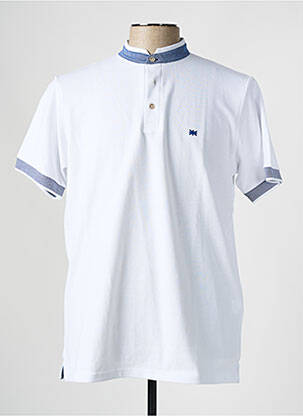 Polo alb BROWN JURY bărbat