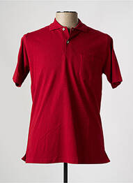 Tricou broderie mâneci scurte roșu BROWN JURY homme