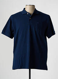 Tricou broderie mâneci scurte albastru BROWN JURY homme