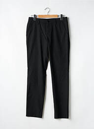 Pantalon chino țesătură poplin mărime normală negru ALBERTO bărbat
