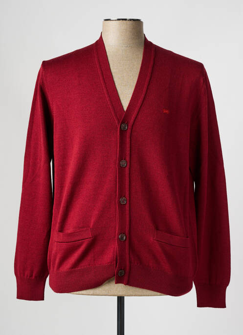 Vestă cu mâneci lungi roșu BROWN JURY bărbat