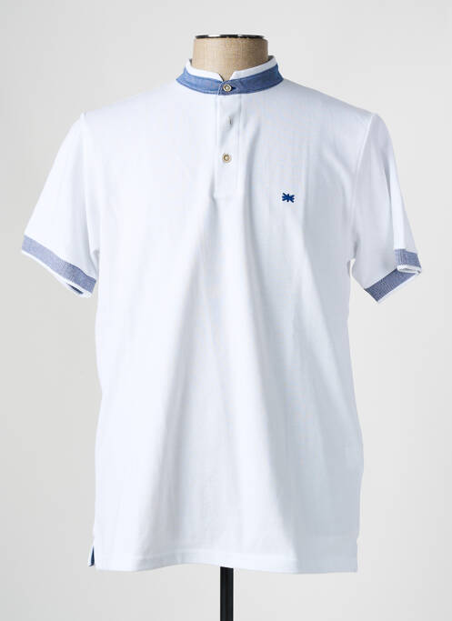 Polo alb BROWN JURY bărbat