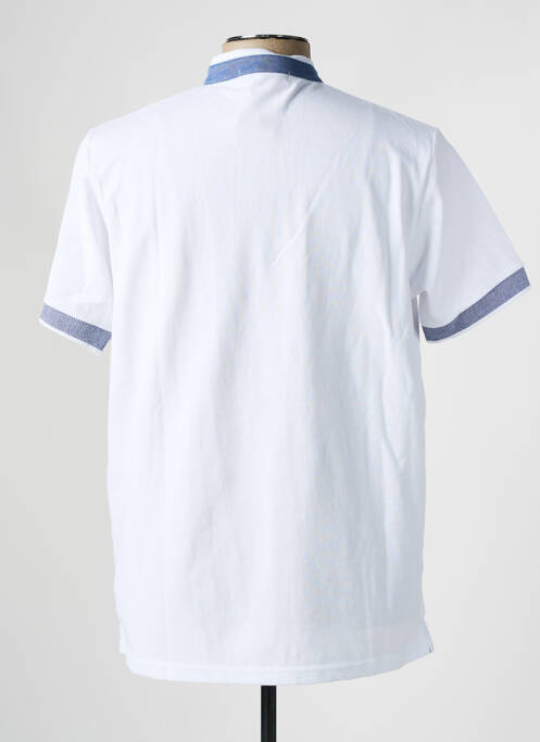 Polo alb BROWN JURY bărbat