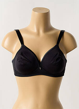 Sutien efect material satinat sutien cupe întregi cu decolteu înalt negru TRIUMPH femeie