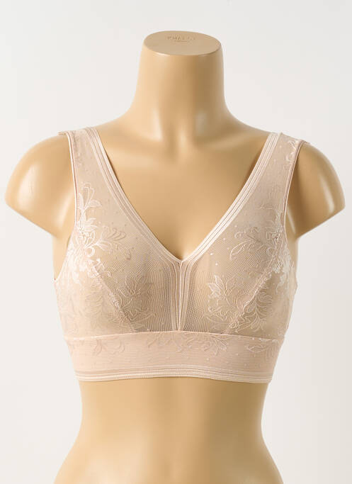 Sutien fără armatură sutien cupe întregi cu decolteu înalt piele WACOAL femme