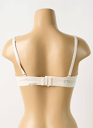 Sutien efect material satinat top sutien modelat bej CHANTELLE femeie