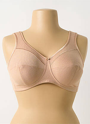 Sutien fără armatură sutien cupe întregi cu decolteu înalt piele ANITA femme
