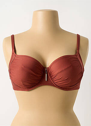 Sutien de costum de baie portocaliu ANTIGEL femeie