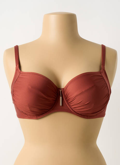 Sutien de costum de baie portocaliu ANTIGEL femeie