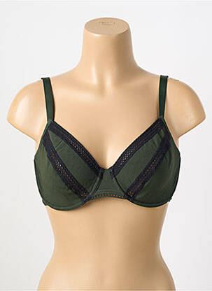 Sutien fără armatură fără armatură verde LOU femeie