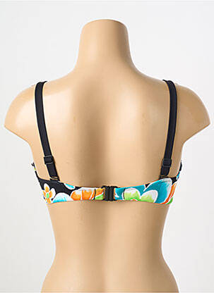 Sutien de costum de baie top sutien modelat top sutien modelat negru CHERRY BEACH femeie