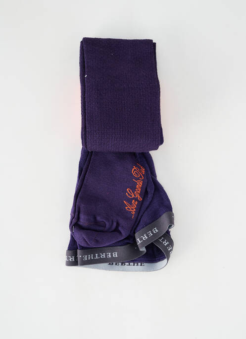 Colanți violet BERTHE AUX GRANDS PIEDS femeie