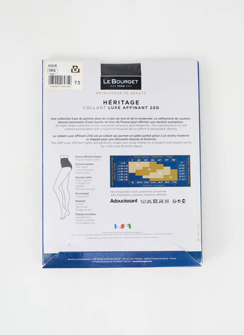 Colanți negru LE BOURGET femeie