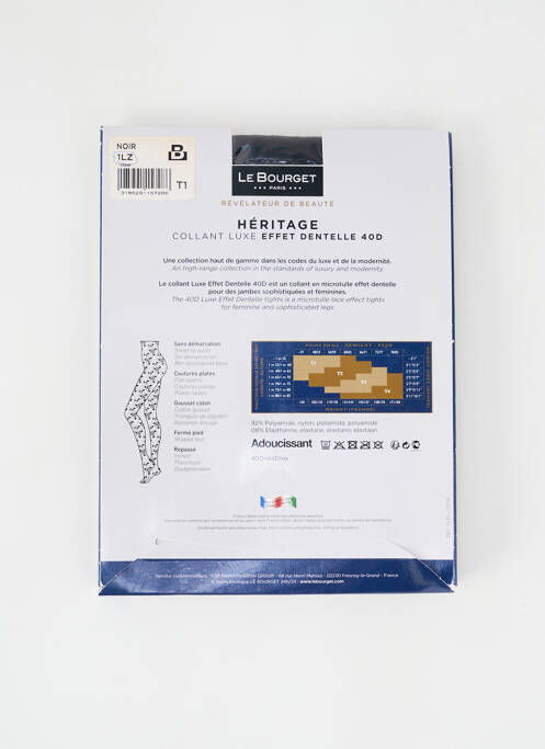 Colanți negru LE BOURGET femeie