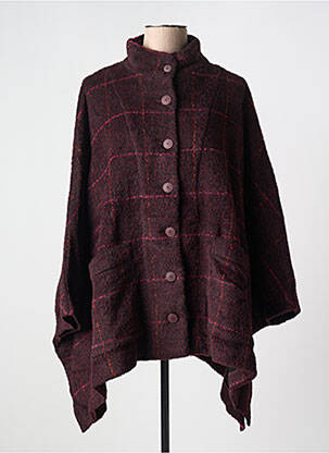 Poncho roșu MES SOEURS ET MOI femeie