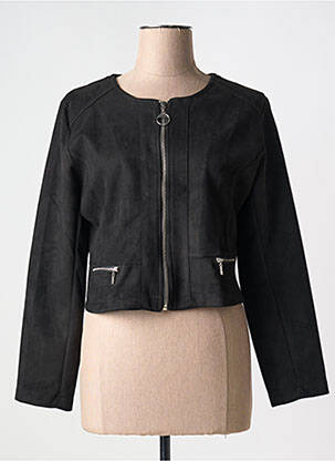 Jachete casual guler rotund negru OLIVER JUNG femeie