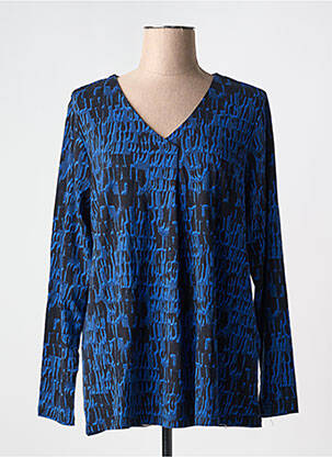 Tricou mâneci lungi mâneci lungi albastru CISO femeie