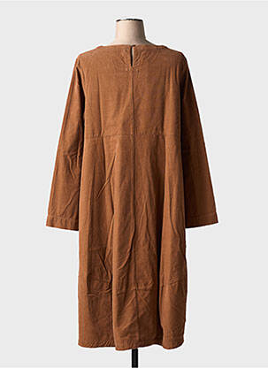 Rochie midi mâneci lungi mâneci lungi maro MES SOEURS ET MOI femeie