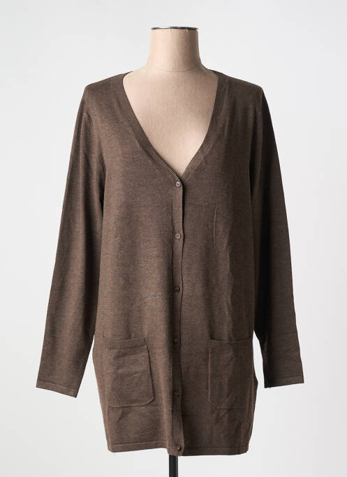 Vestă cu mâneci lungi maro CISO femeie