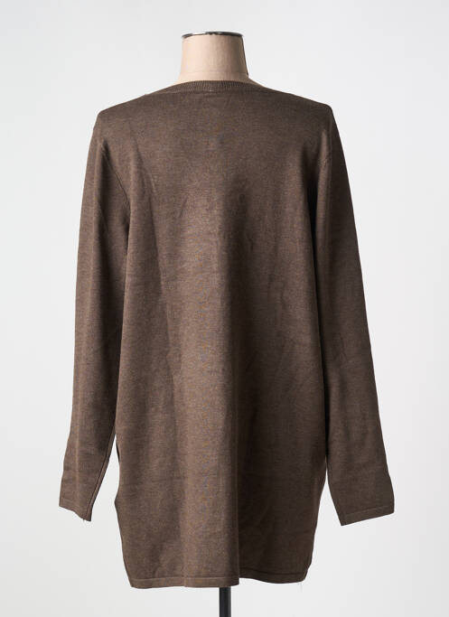 Vestă cu mâneci lungi maro CISO femeie