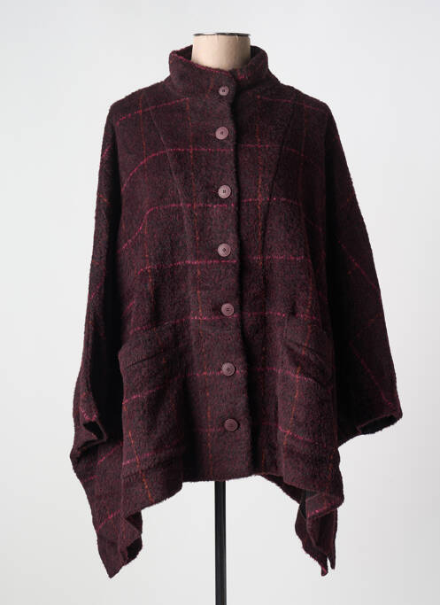 Poncho roșu MES SOEURS ET MOI femeie