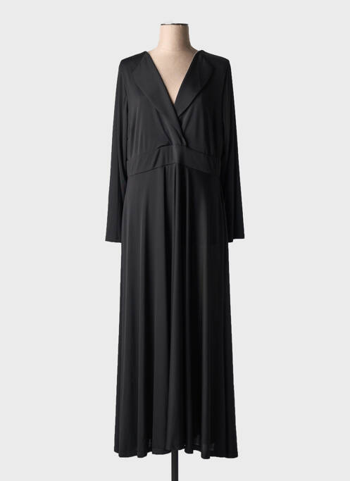 Rochie lungă negru SOPHIA CURVY femeie