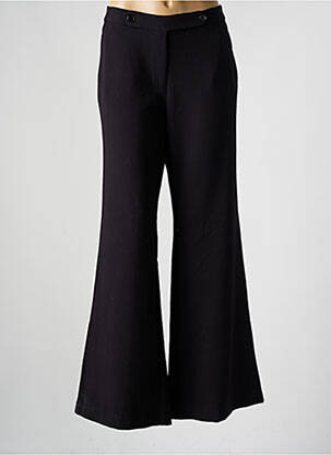 Pantalon evazat negru SEMIOLOGY femeie
