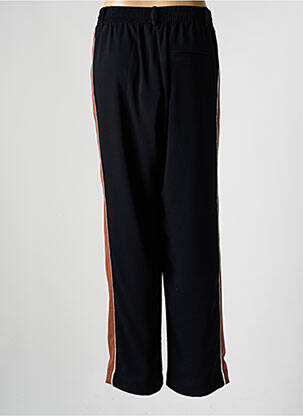 Pantalon drept țesătură crep mărime normală negru MAT. femeie