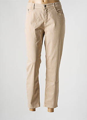 Blugi cu croială slim bej JENSEN femeie