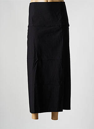 Fustă lungă negru SOPHIA CURVY femeie